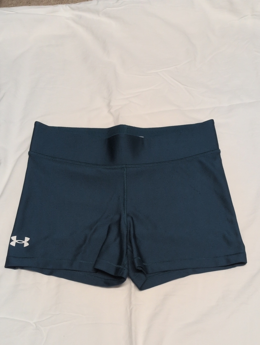 Under Armour Women's Dark Blue Athletic Stretch Shorts